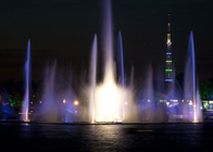 İnanılmaz Dubai Su Çeşmesi, LED Işık Gösterisi Çeşmesi Roman / Bilimsel Tasarım Tedarikçi