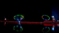 Dekoratif Su Lazer Gösterisi, Su Çeşmesi Üzerindeki Dijital Lazer Işık Gösterisi Sistemi Tedarikçi