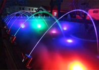 İnteraktif Algılama ile RGB Renkli Işık Seçeneği Atlama Su Çeşmesi Jetleri Tedarikçi