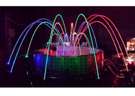 RGB Led Işık Ile Su Parkı Dans Laminer Jet Çeşmesi CE / RoSH Sertifikalı Tedarikçi